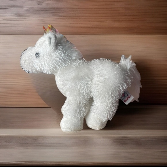 Webkinz Ganz White Horse Plush Stuffed Animal 10" American Albino - Picture 3 of 4